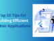 tips for building high-quality flutter application