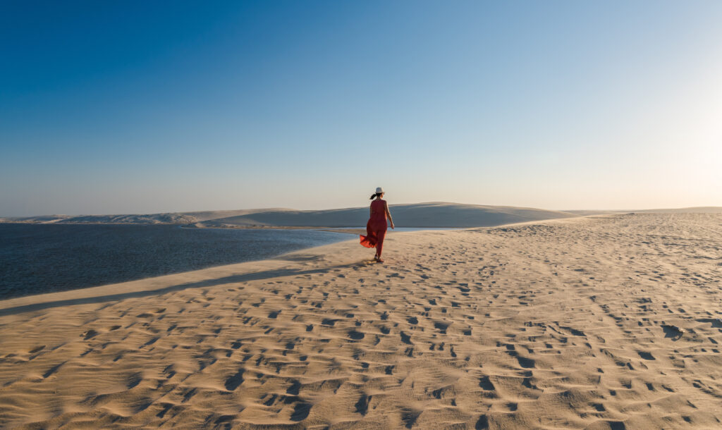Woman walking