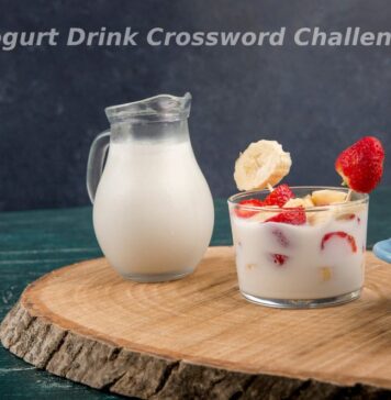 Cold Yogurt Drink Crossword