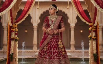 Diadem & Bridal Lehenga