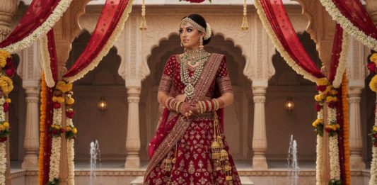 Diadem & Bridal Lehenga