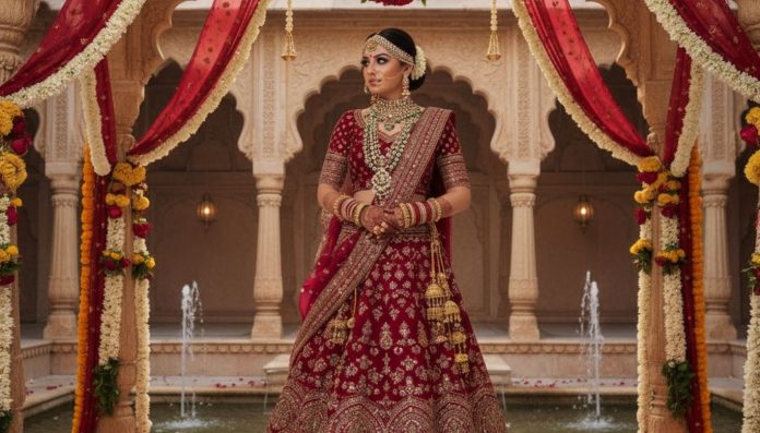 Diadem & Bridal Lehenga